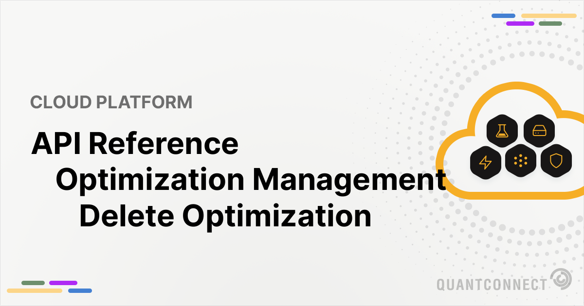 Delete Optimization - QuantConnect.com