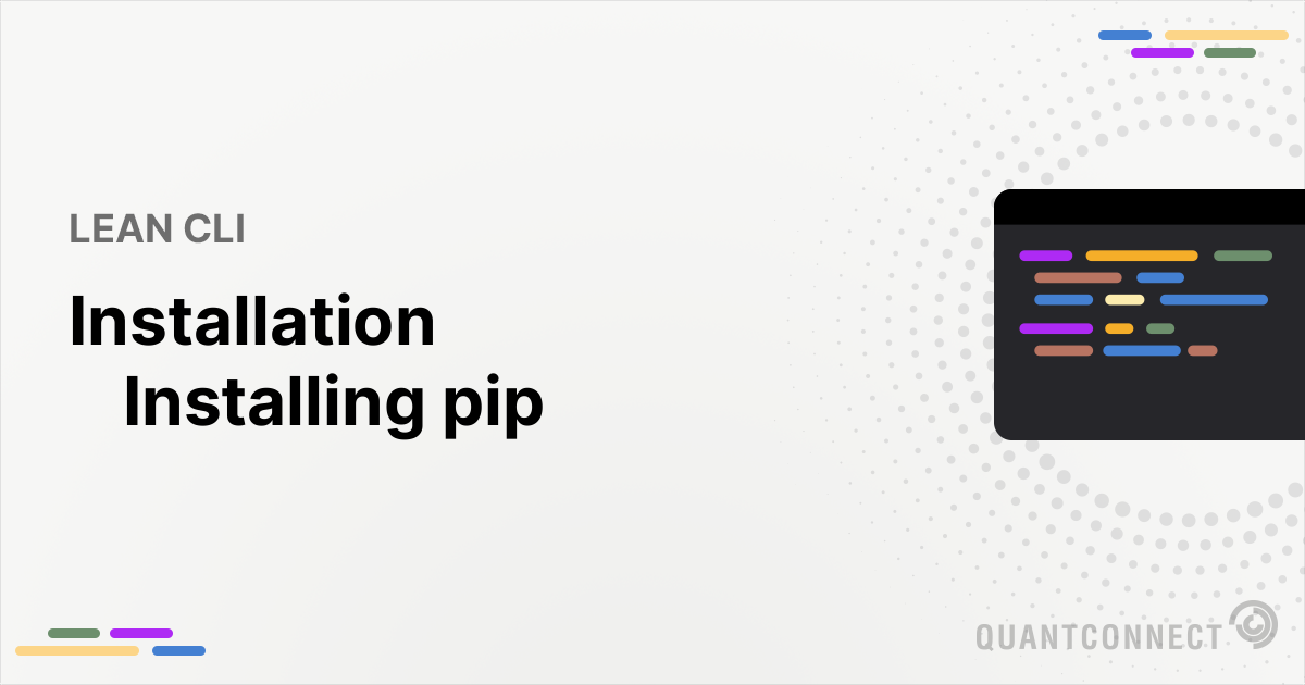 Installing pip - QuantConnect.com